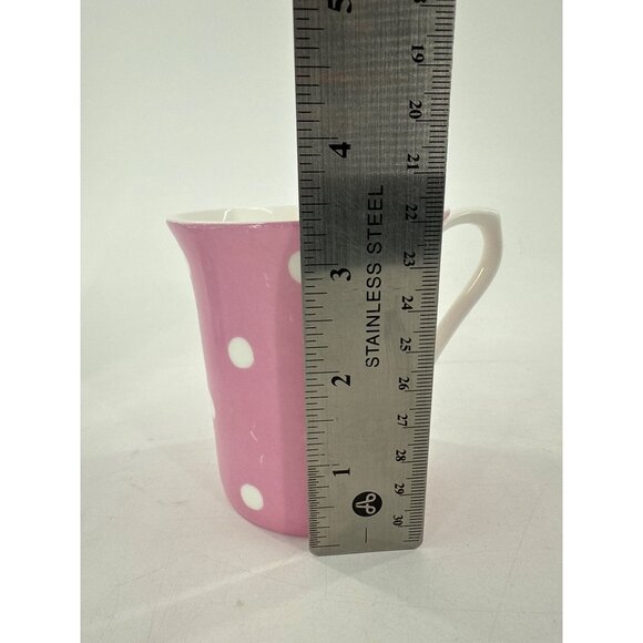 Cath Kidston Polka Dot Mugs Set Of 3 Multicolor Fine Bone China - Picture 7 of 8